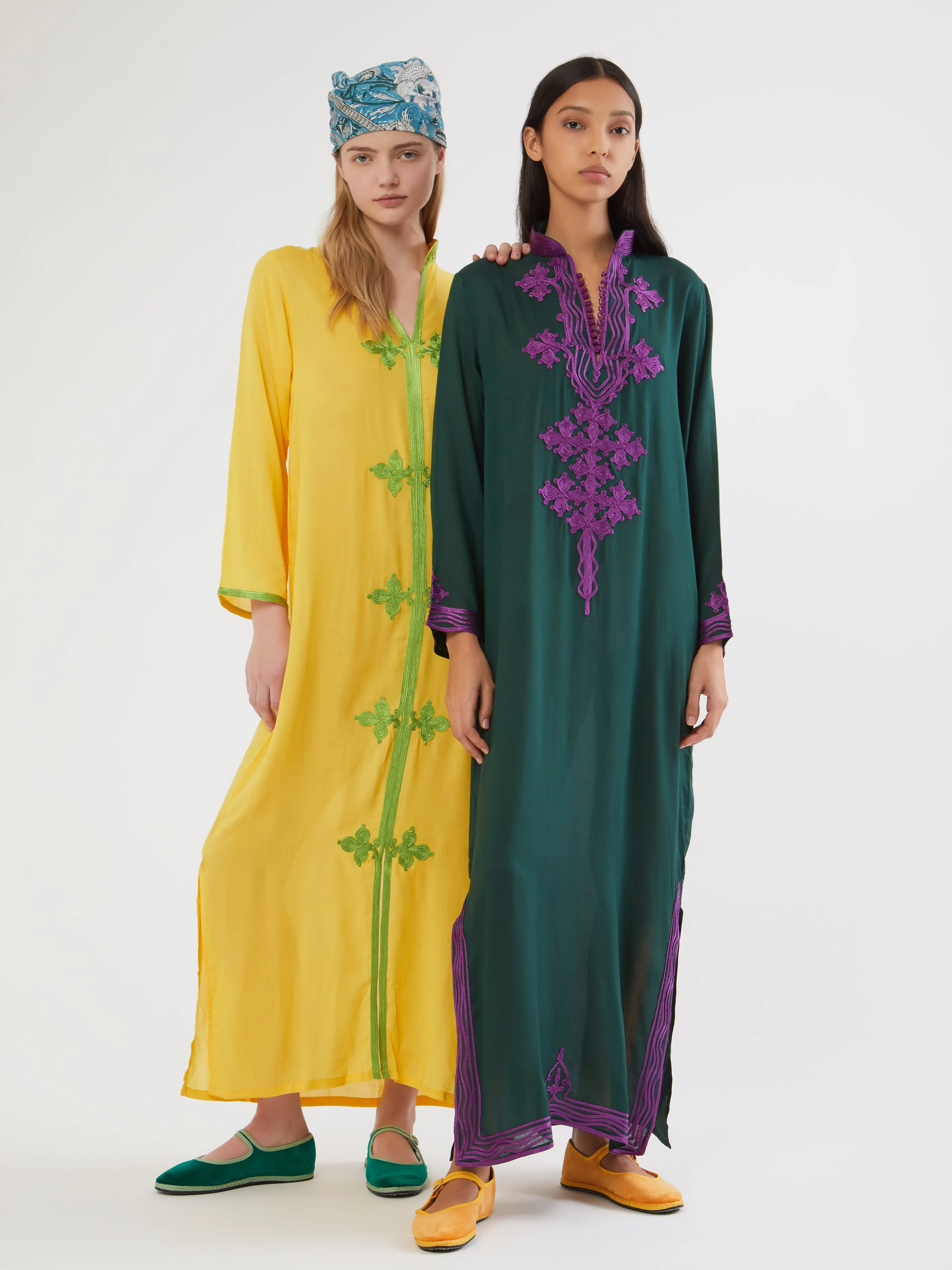 Moroccan Hind cotton kaftan