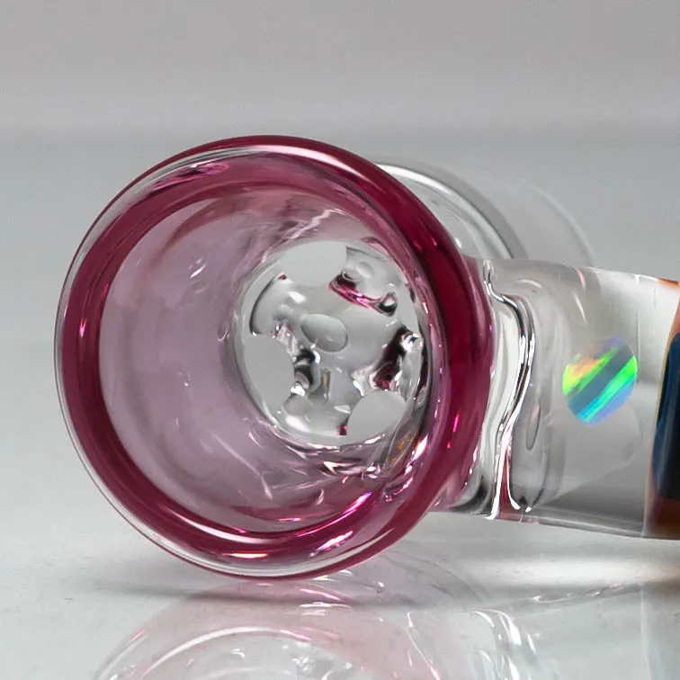 Unity Glassworks - 4 Hole Opal Horn Slide - 18mm - Karmaline & Alien Tech
